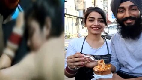 gurpreet kaur kulhad pizza viral video|Kulhad Pizza Couple Viral Video: Birthday Celebration。